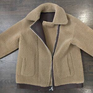 Mango reversible sherpa jacket